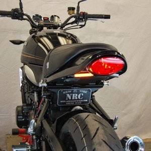 Kawasaki Z900RS Fender Eliminator - New Rage Cycles - Tucked - Black - `18-`27